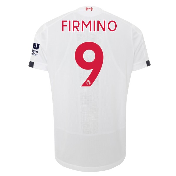 Camiseta Liverpool NO.9 Firmino Segunda equipo 2019-20 Blanco